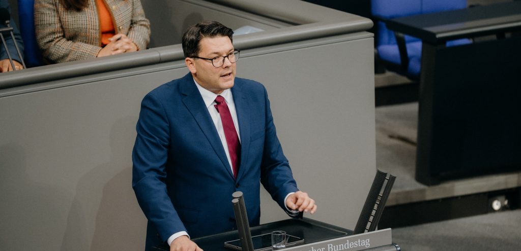 Joachim Ebmeyer bei BAföG-Rede