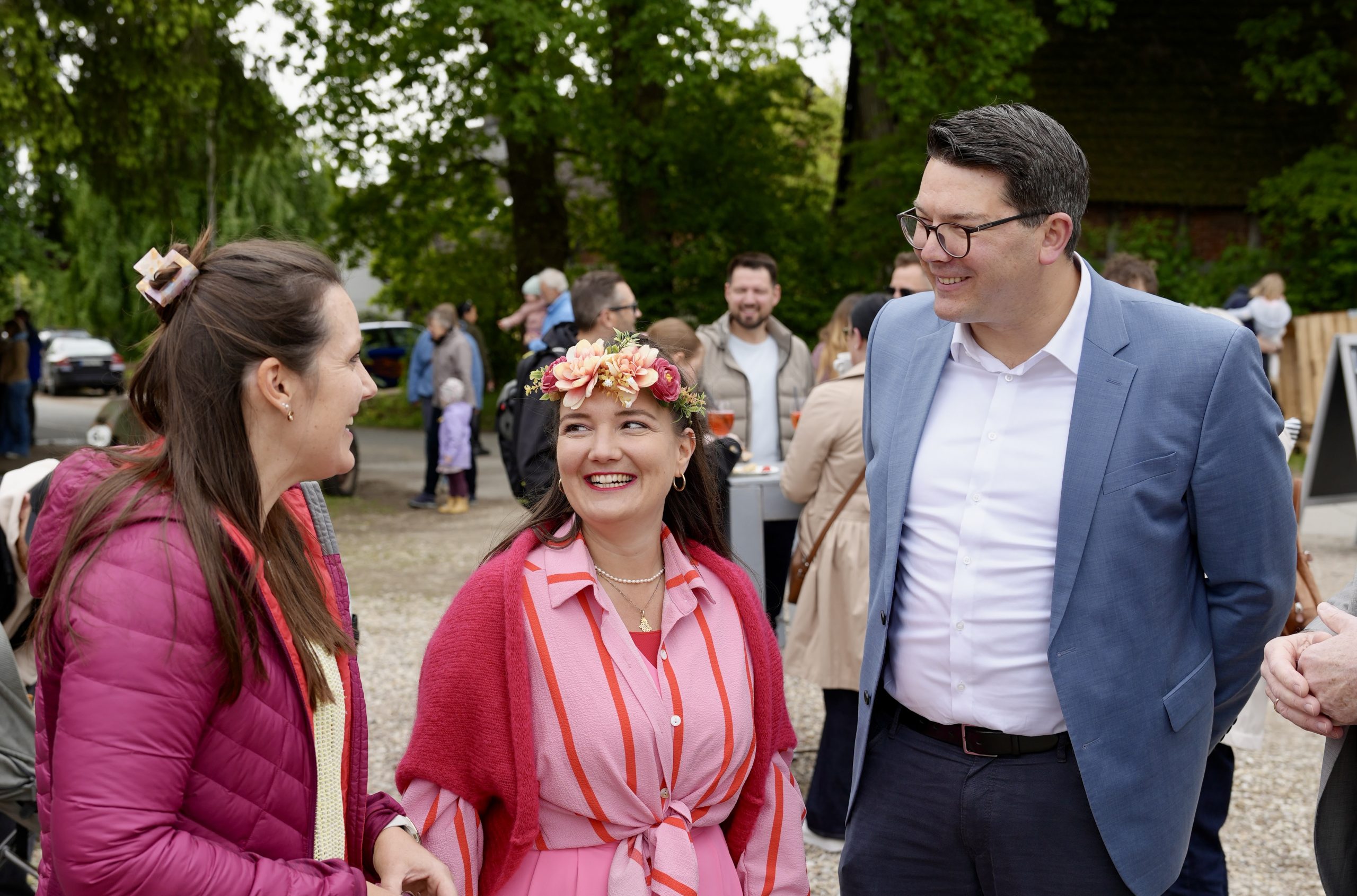 Joachim Ebmeyer MdB beim Obstblütenfest in Hiddenhausen
